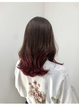 ヘアー テソロ(hair tesoro) グラデーションカラー