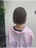 ナチュラルハイライトなショートボブ/コンパクトボブ