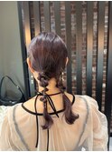 ＊編みおろし・ダウンスタイル・ツインテール＊
