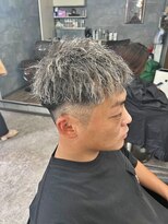 ラグズ 茅ヶ崎(LAGUZ)&nbsp;フェードハイライト+ダレるパーマ