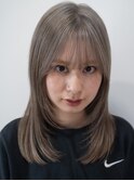 黒髪/ボブルフ/ネビージュ/小顔/ワンレン/水戸/髪質改善/前髪