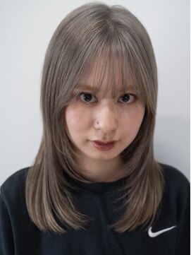 デビュー ヘアーメイク 黒髪/ボブルフ/ネビージュ/小顔/ワンレン/水戸/髪質改善/前髪