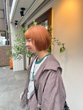 ルート(root) ボブ/切りっぱなしボブ/丸みボブ/ボブスタイル/登戸