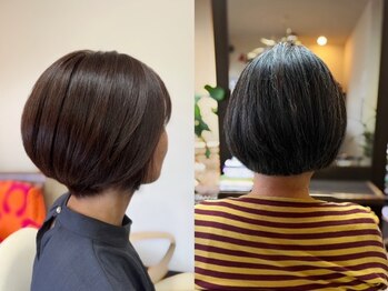 ヘア アート るふるりーるの写真/柳井町に佇む隠れ家サロン*るふるりーる*経験豊富なstylistが大人女性に癒し時間をご提供♪