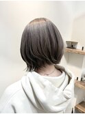 レイヤーボブ×ホワイトグレー