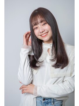 ルフュージュ バイ プロデュース 相模大野店(Refuge by Produce) レイヤーカット/ショコラブラウン/ストレートロング