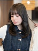 ワンカールレイヤー＊小顔カット＊ミディアムレイヤー＊顔周り