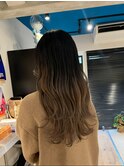 グラーデーション×グレージュカラー