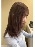 柔らかいブラウンカラー
