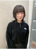 大人キュートミディアムウルフ