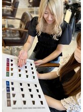 ◆白髪が出始めた大人女性のお客様が多いvias hair。ご来店からの一連の流れをご紹介☆