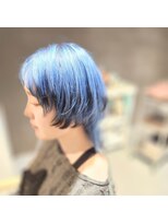 ナチュラル 新宿店(Natural)&nbsp;ウルフ　ブルーデザインカラー
