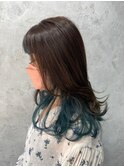 (ayame巣鴨)インナーカラー_セミロング_tokio_巣鴨8