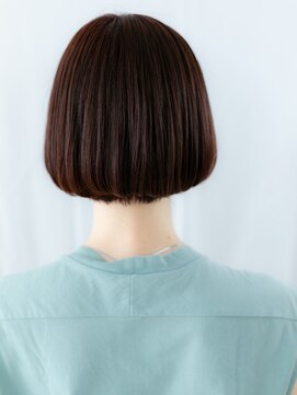 カバーヘア ブリス 川口(COVER HAIR bliss) ミストバングショコラアッシュ小顔ボブ//川口20代30代40代