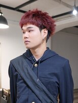フィエル(fielu)&nbsp;赤髪メンズスタイル。【担当:ISAO】