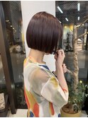 似合わせカット ボブヘア 縮毛矯正 ミニボブ 切りっぱなしボブ