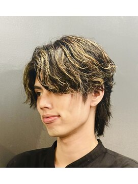 メッシュパーマスタイル