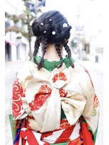 ヘアメイク バースデイ(Hair make Birth Day)&nbsp;振袖ヘア/着物ヘア/成人式ヘア/成人式アレンジ/リボンヘア