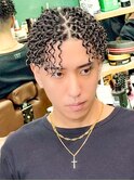 スペインカール/プードルパーマ/メンズパーマ/マレットヘア