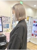 ミルクティーベージュ×外ハネボブ【横須賀中央 Really】