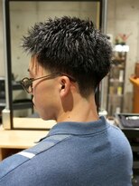 メッツ 原宿(METS)&nbsp;MEN'S/スパイキーショート×テーパーフェード/ビジネスヘア