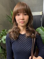 ナループロアポンテ(Nalu pu loa PONTE)&nbsp;バタフライレイヤー/海外風レイヤー/フレンチバング/アッシュ