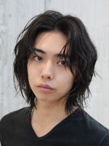 フィフスパーク(fifth PARK)&nbsp;緩めスパイラルパーマのメンズミディアムレイヤー＊