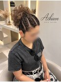 ダンスヘアセット