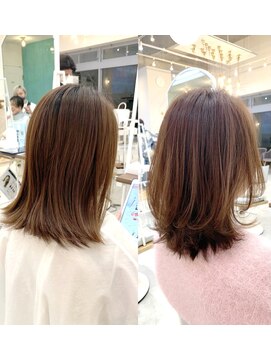 ロミー 本厚木(ROMMY.) お客様スタイル☆ピンク外ハネミディアム◎ROMMY.荻野