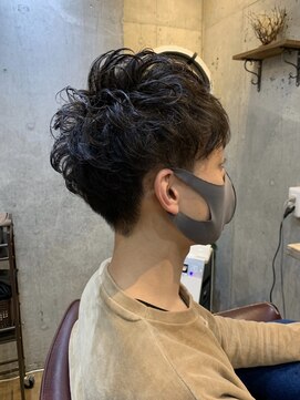 ロダット 横浜(LODAT by little) マッシュ×リッジパーマ【LODAT横浜】