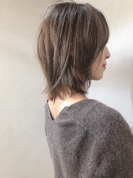 ラル 立川(lar) マッシュウルフミディアムベージュ_オリーブベージュ