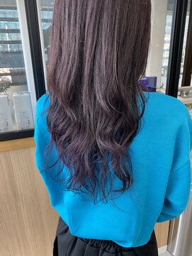 テラスヘア 新潟駅南(TERRACE hair) 透明感たっぷりなブルーラベンダー！