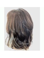 ヘアーアトリエ ラポルト(hair atelier la porte.) イヤリングカラー/インナーカラー