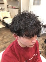 サイン(SIGN)&nbsp;【メンズマッシュスタイル/ツイストスパイラルパーマ/江渡裕司】