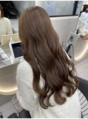 韓国ヘア　韓国風顔まわりカット　高校生カラー　ブリーチカラー