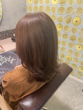 ヘアメイクエコー hair make echo カットカラー