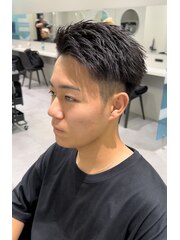 フェードカット/バリアート/刈り上げ/メンズショート/短髪