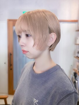 シルエット(silhouette) ハイトーン／ベージュ／マッシュ／ショート