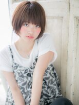 クオーレ ヘア アンジュ 水戸店(CUORE HAIR ange)&nbsp;水戸/髪質改善/ピンクベージュ/前髪/マチルダボブc
