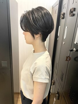 ギフト ヘアー サロン(gift hair salon) 【黒髪くびれショート】原口健伸