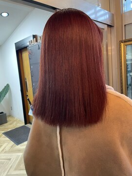 グローバルヘアー バランス(global hair BALANCE) 10代20代ピンクブラウン/ブリーチなし/暖色カラー