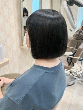 シュガー 仙台宮城野区(&Sugar) ストンとまとまるボブ◇髪質改善縮毛矯正