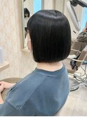 ストンとまとまるボブ◇髪質改善縮毛矯正