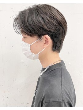 スー 渋谷(suu) メンズニュアンスパーマセンターパートメンズパーマ