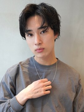 ニコ トウキョウ 渋谷(nico TOKYO) メンズセンターパート/ニュアンスパーマ