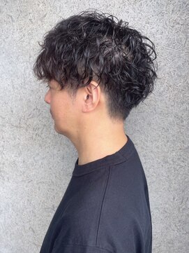 ラギッド 大野城店(RUGGED) スパイラルパーマ　刈り上げマッシュ　メンズカジュアル
