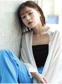 インナーカラー切りっぱなしボブ神戸/東灘/住吉/岡本/摂津本山