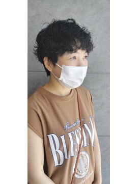 パウダーヘアー ルミニティ(powder hair luminity) フワツルショートパーマ