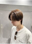 綿貫/シースルーセンターパート/マロンベージュ/柏