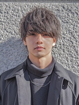 シティ(CITY) 【小久保style】韓国マッシュニュアンスパーマグレーベージュ